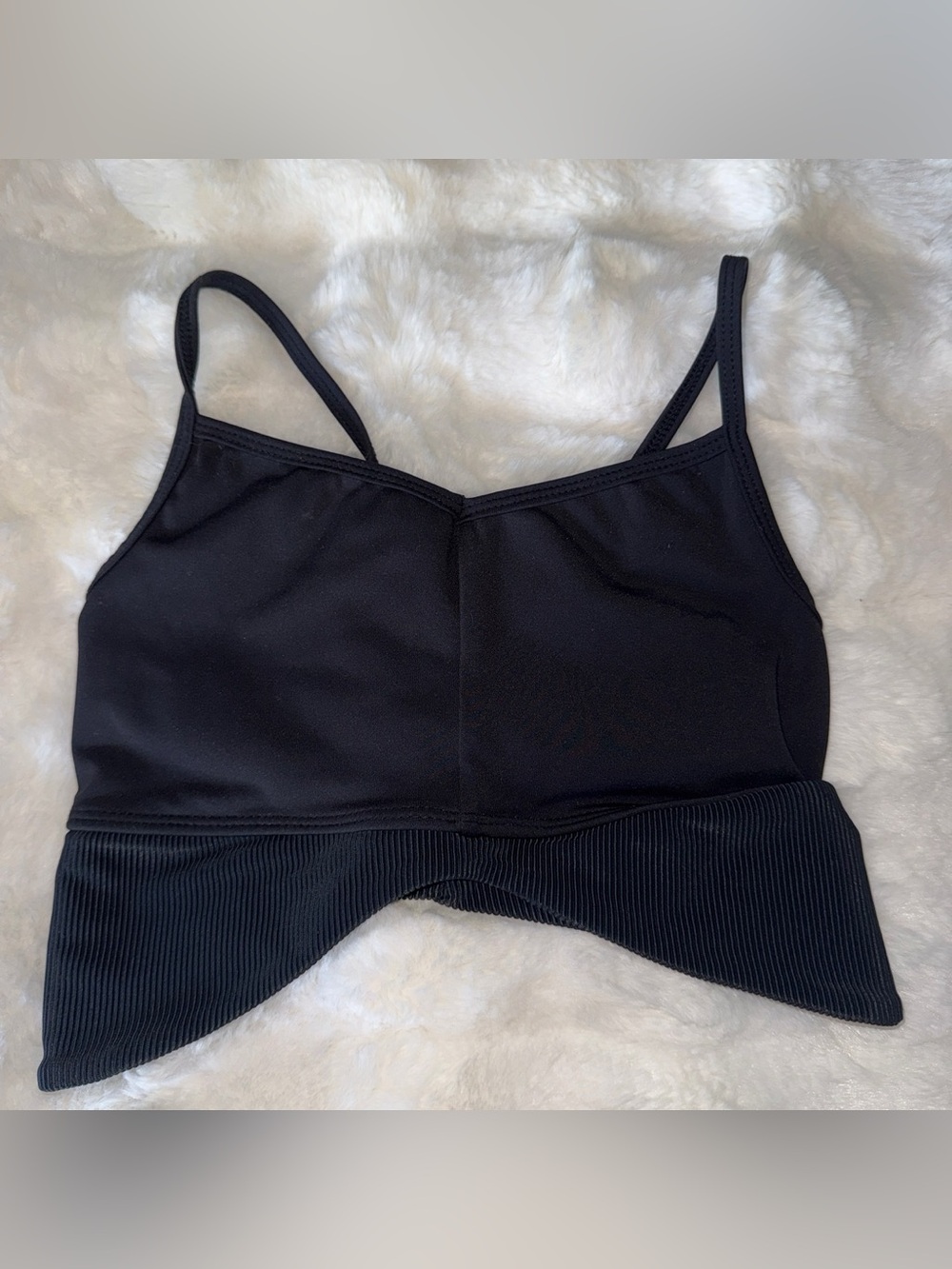Black Sports Bra